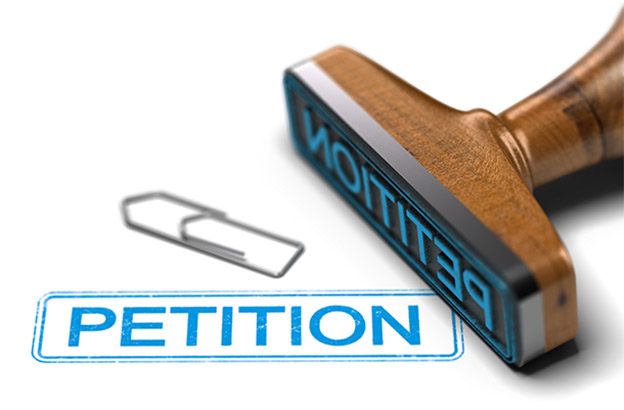 Petition Campaign, Democracy Concept Over White